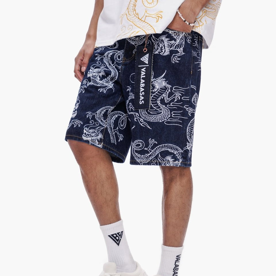 Ganru Shorts Dark Blue - Valabasas
