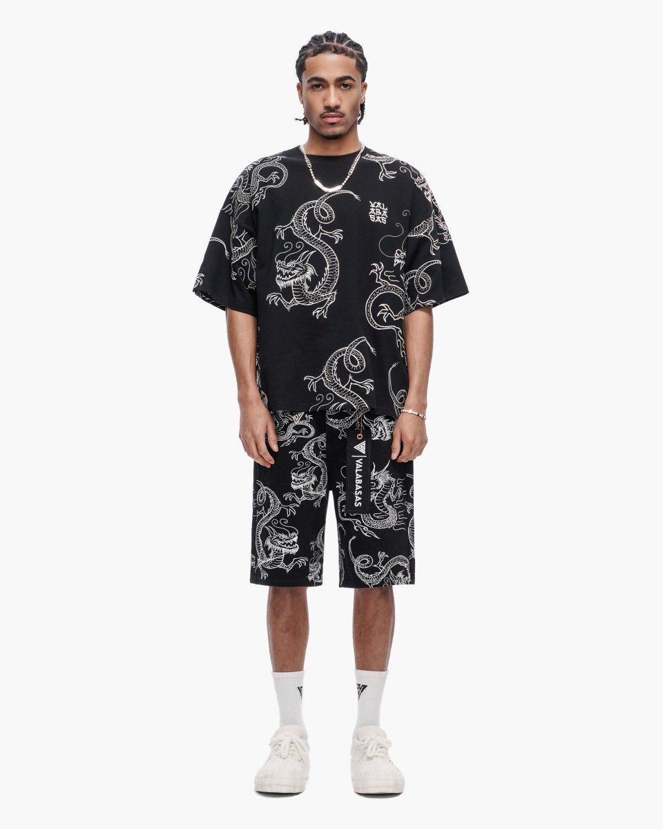 Ganru Shorts Jet Black - Valabasas