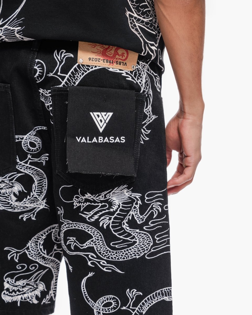 Ganru Shorts Jet Black - Valabasas