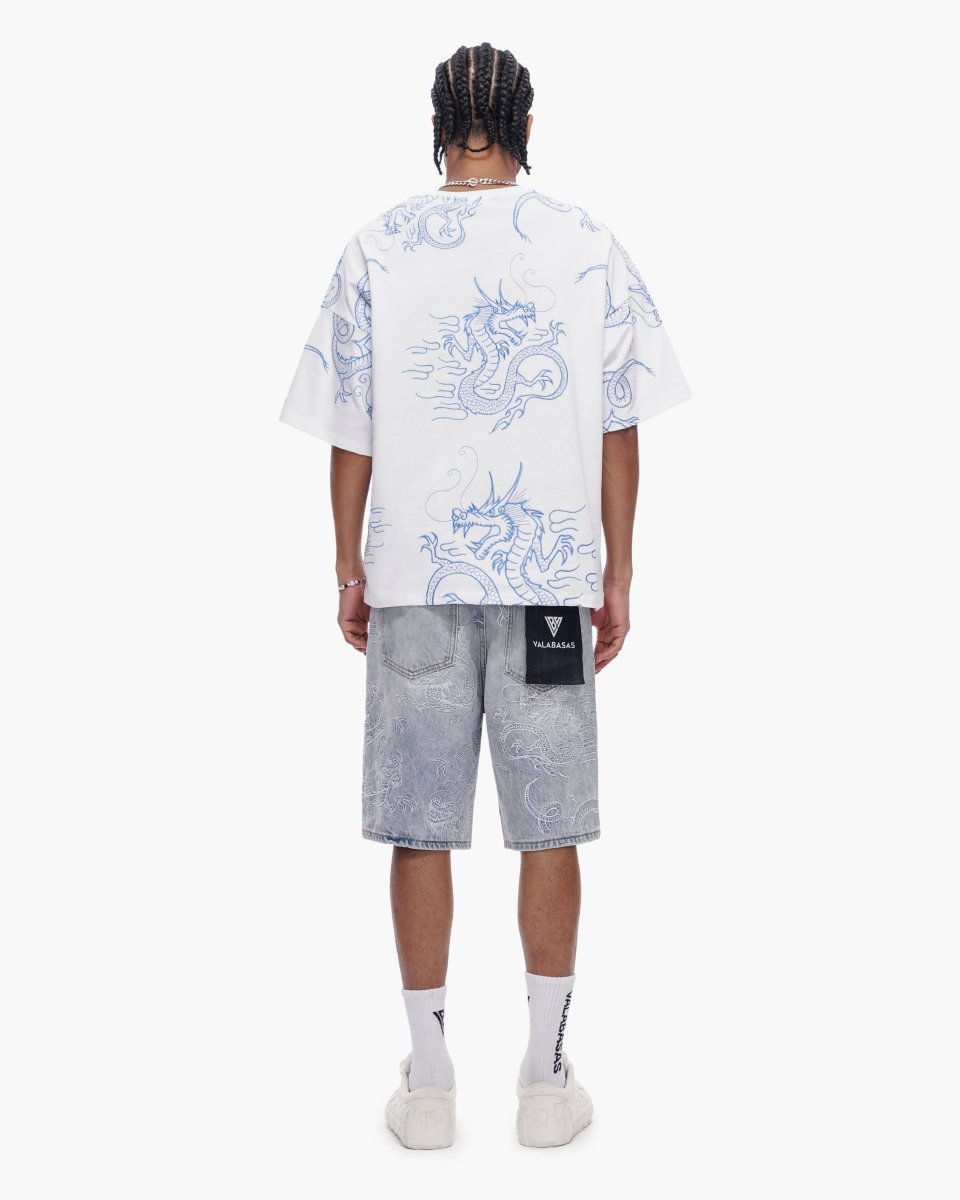Ganru Shorts Light Blue Wash - Valabasas