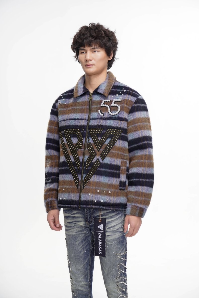 Garland Woven Jacket Brown - Valabasas