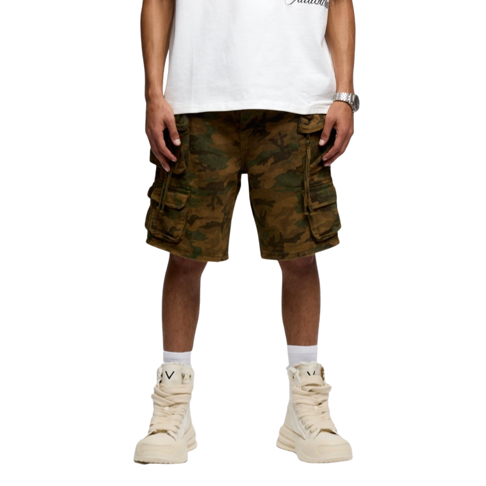 Valabasas Descend Er Moss Shorts - Camouflage