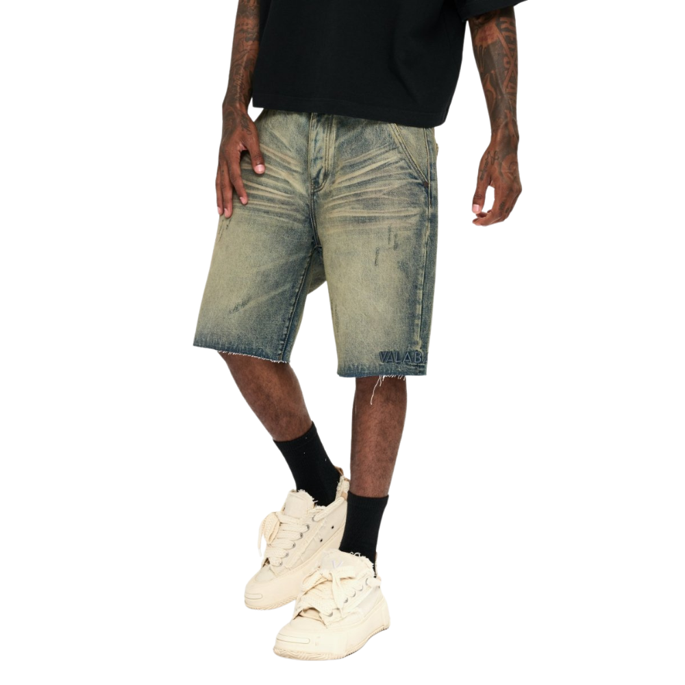 Valabasas Mr.Shorts-Lt.Vintage Denim Shorts - Faded