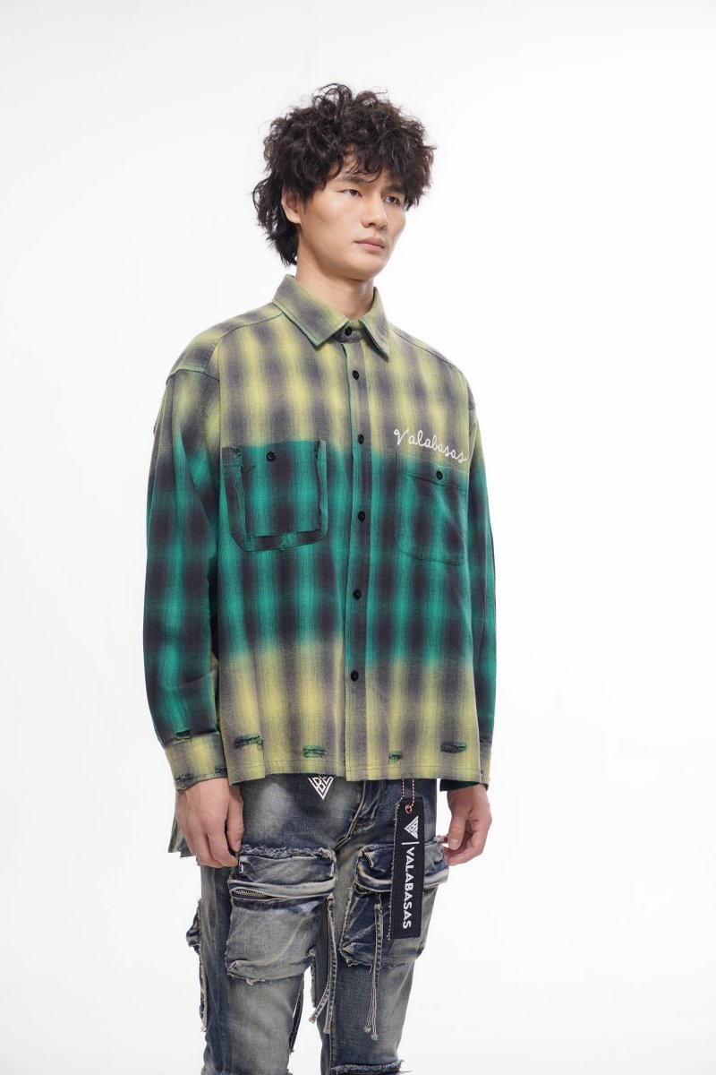 Glory Green Button Down - Valabasas