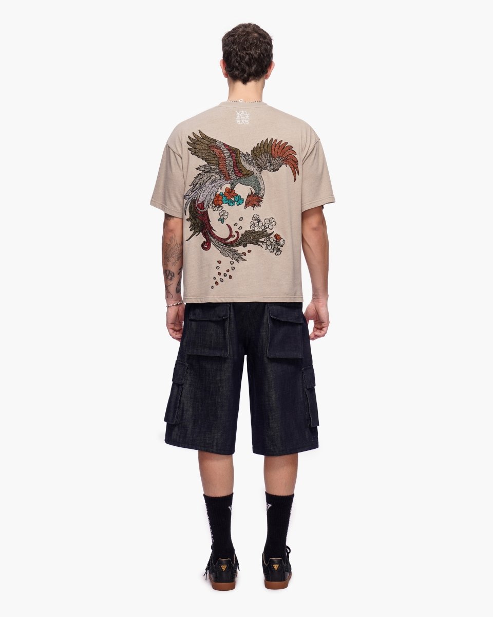 Graviku Baggy Cargo Jorts Indigo - Valabasas