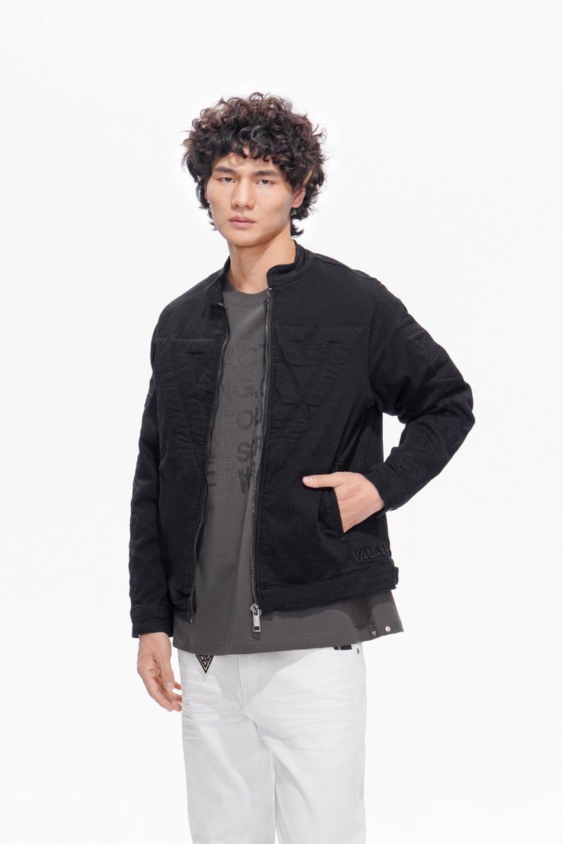 Harley Jet Black Denim Jacket - Valabasas