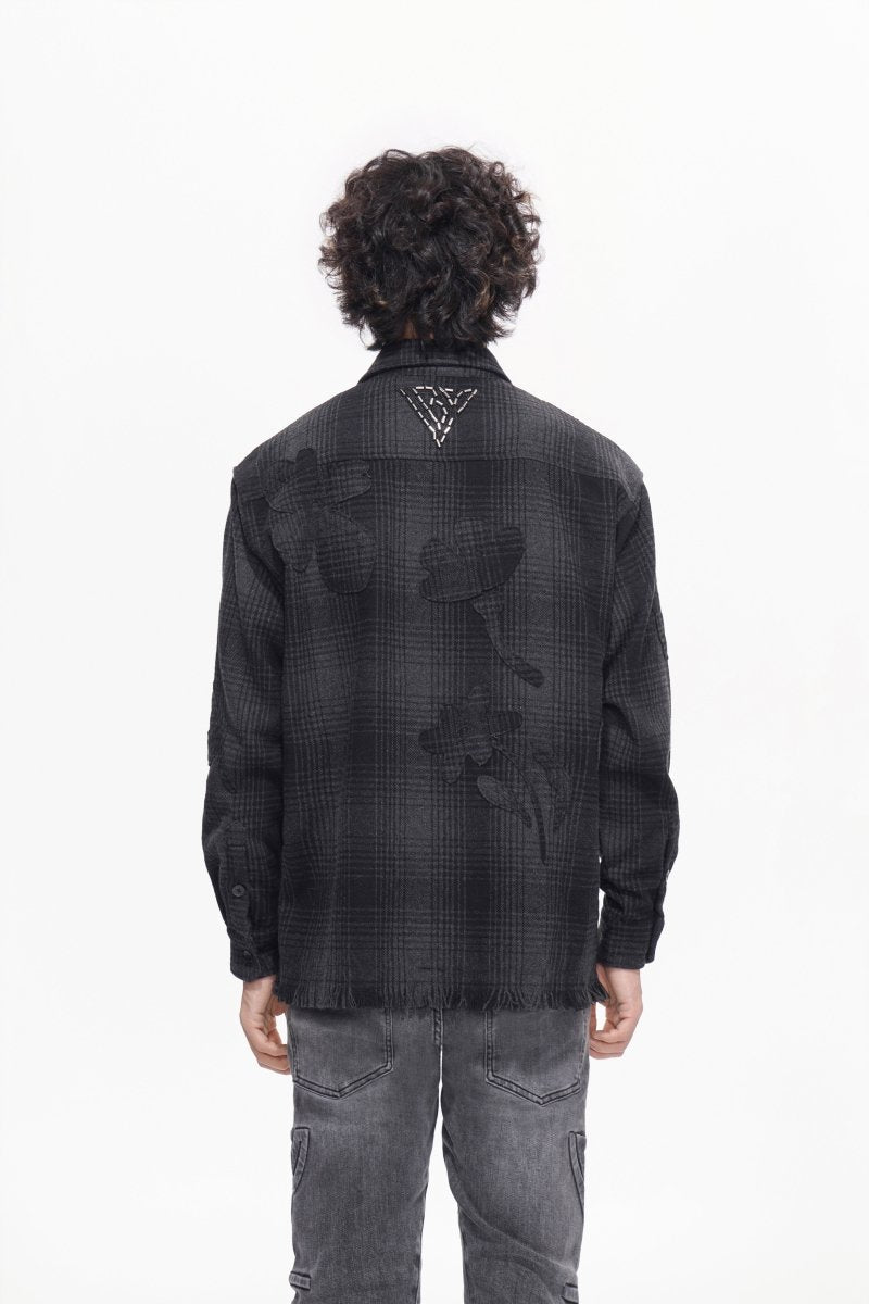 Harvest Black Button Down - Valabasas