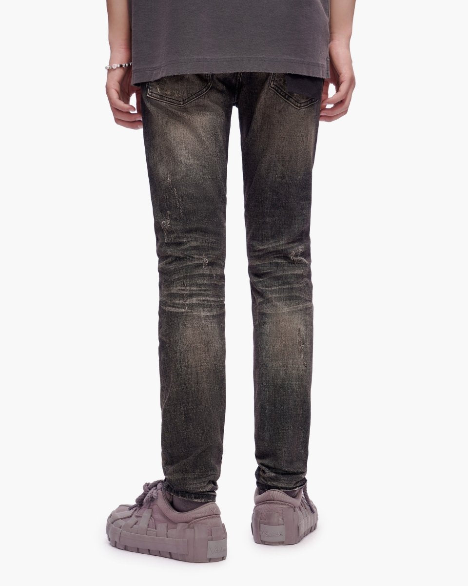 Haste Black Grey Wash Skinny Jeans - Valabasas