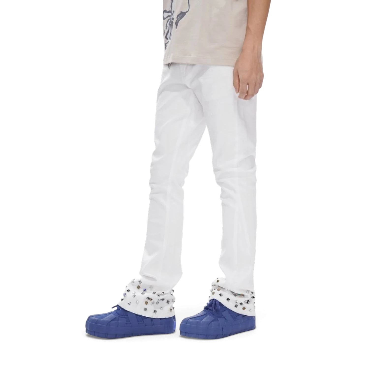 Valabasas Ion Jeans - Coated Finish White Waxed