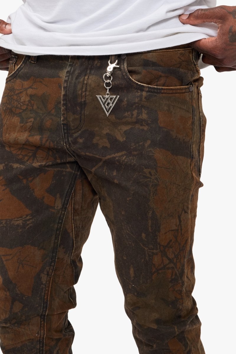 Hazard Wilderness Camo Stacked Jeans - Valabasas