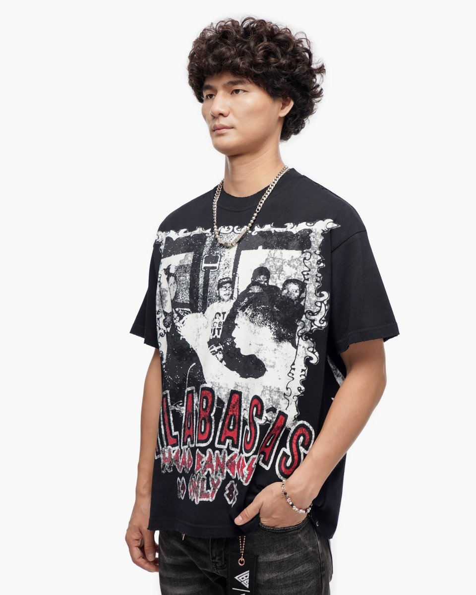 Head Bangers Black Tee - Valabasas