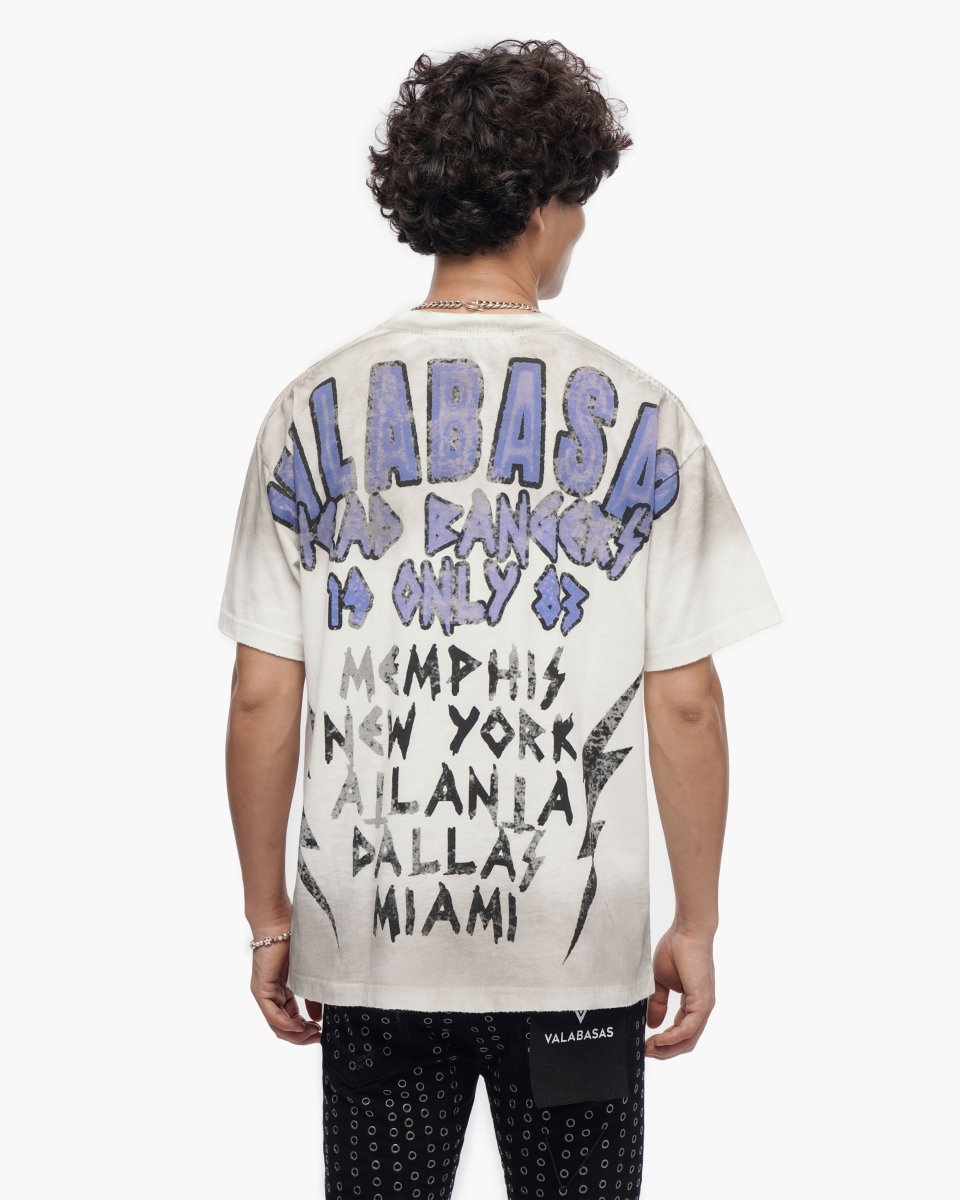 Head Bangers White Tee - Valabasas