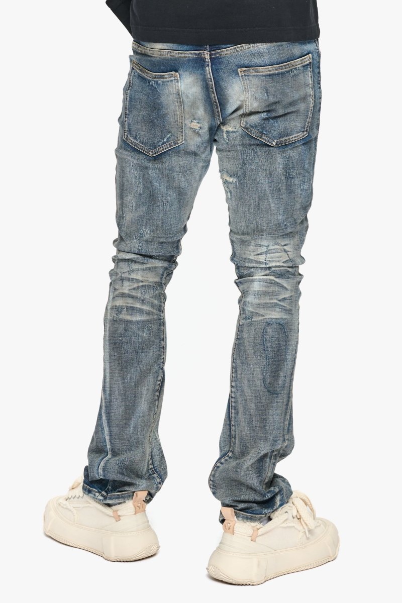 Valabasas Stacked Flare Jean - Distressed