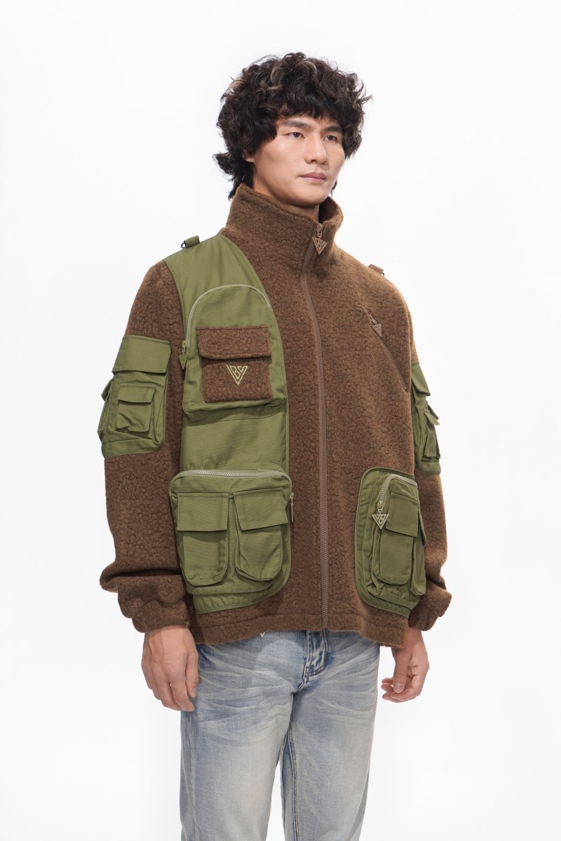 Hike Brown Sherpa Jacket - Valabasas