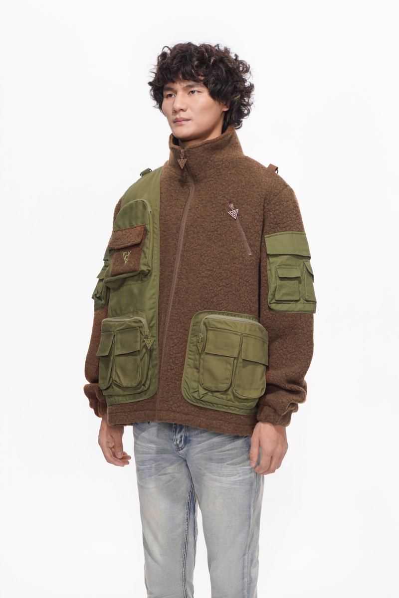 Hike Brown Sherpa Jacket - Valabasas