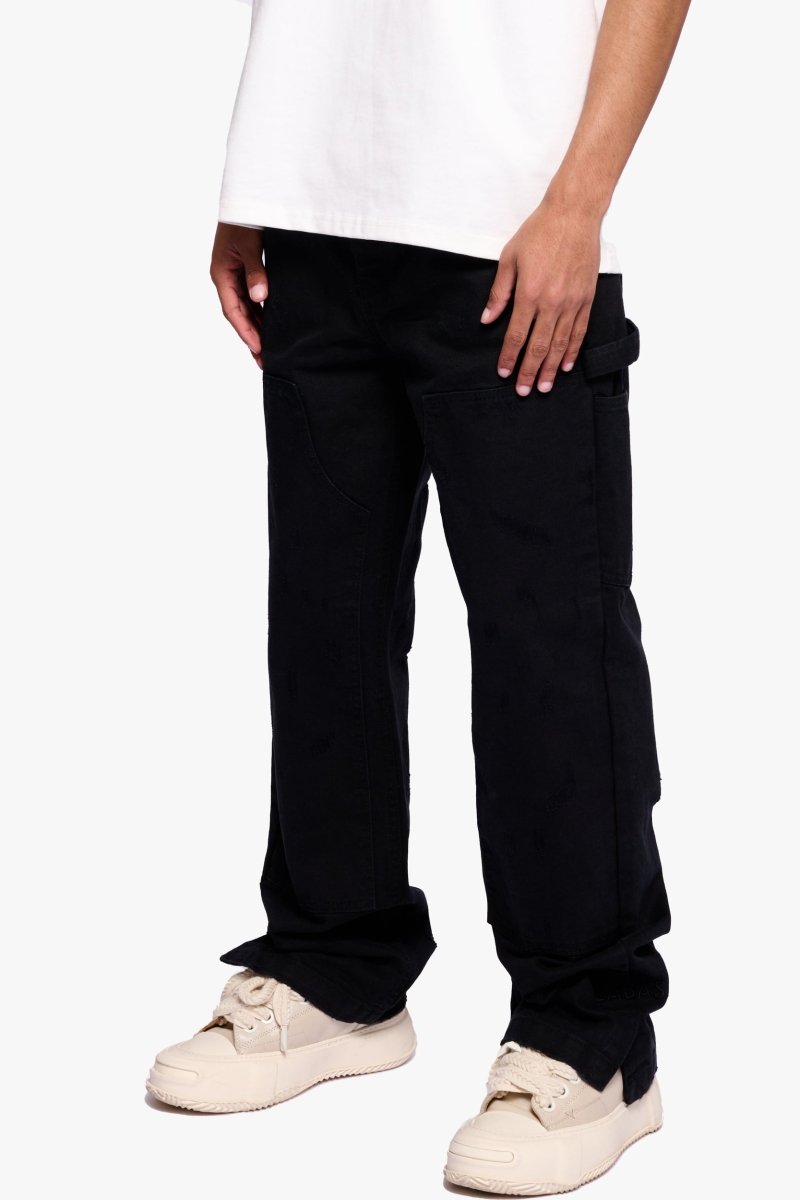 Hound Straight Jeans Black Washed - Valabasas