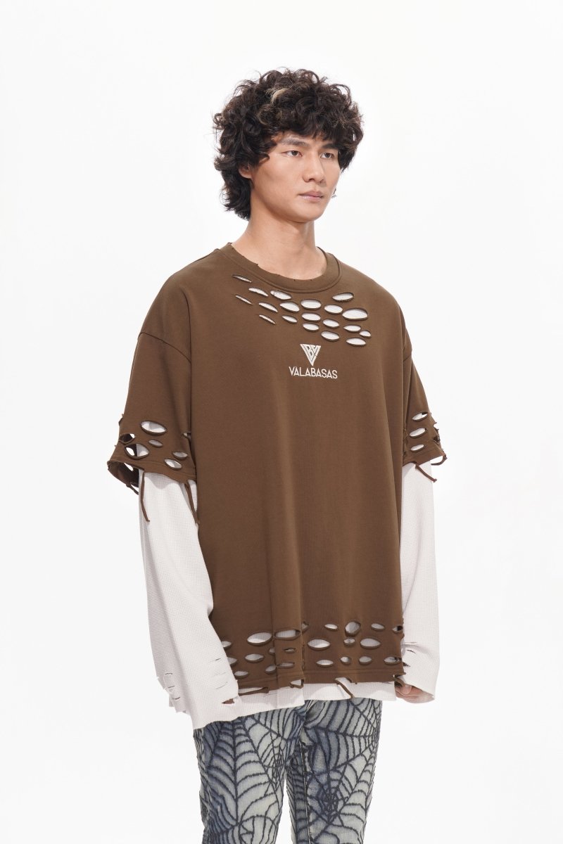 Iced Thermal Sweater Brown - Valabasas