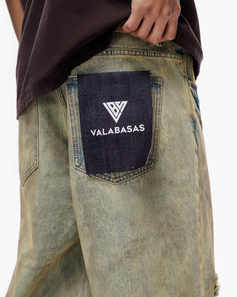 Iceland Jorts Vintage Wash - Valabasas
