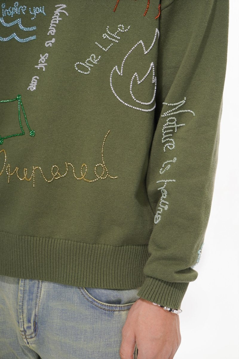 Ignition Green Crewneck - Valabasas