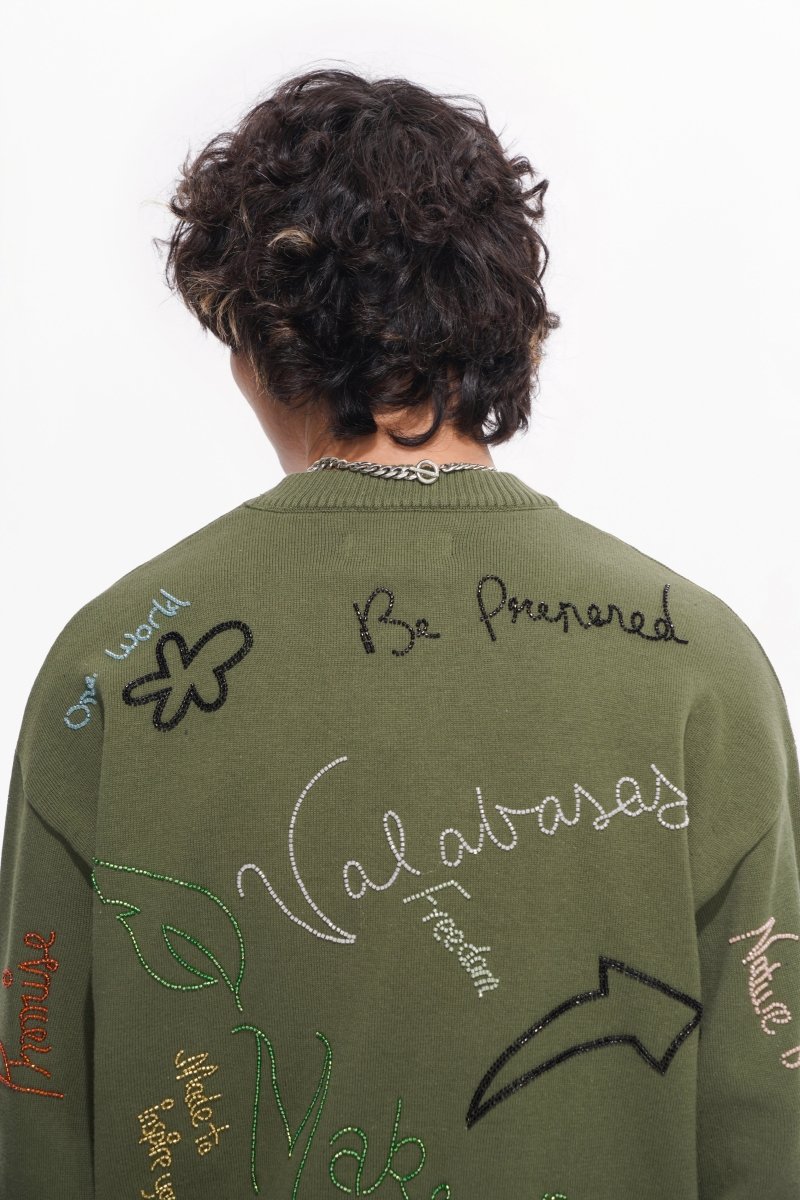 Ignition Green Crewneck - Valabasas