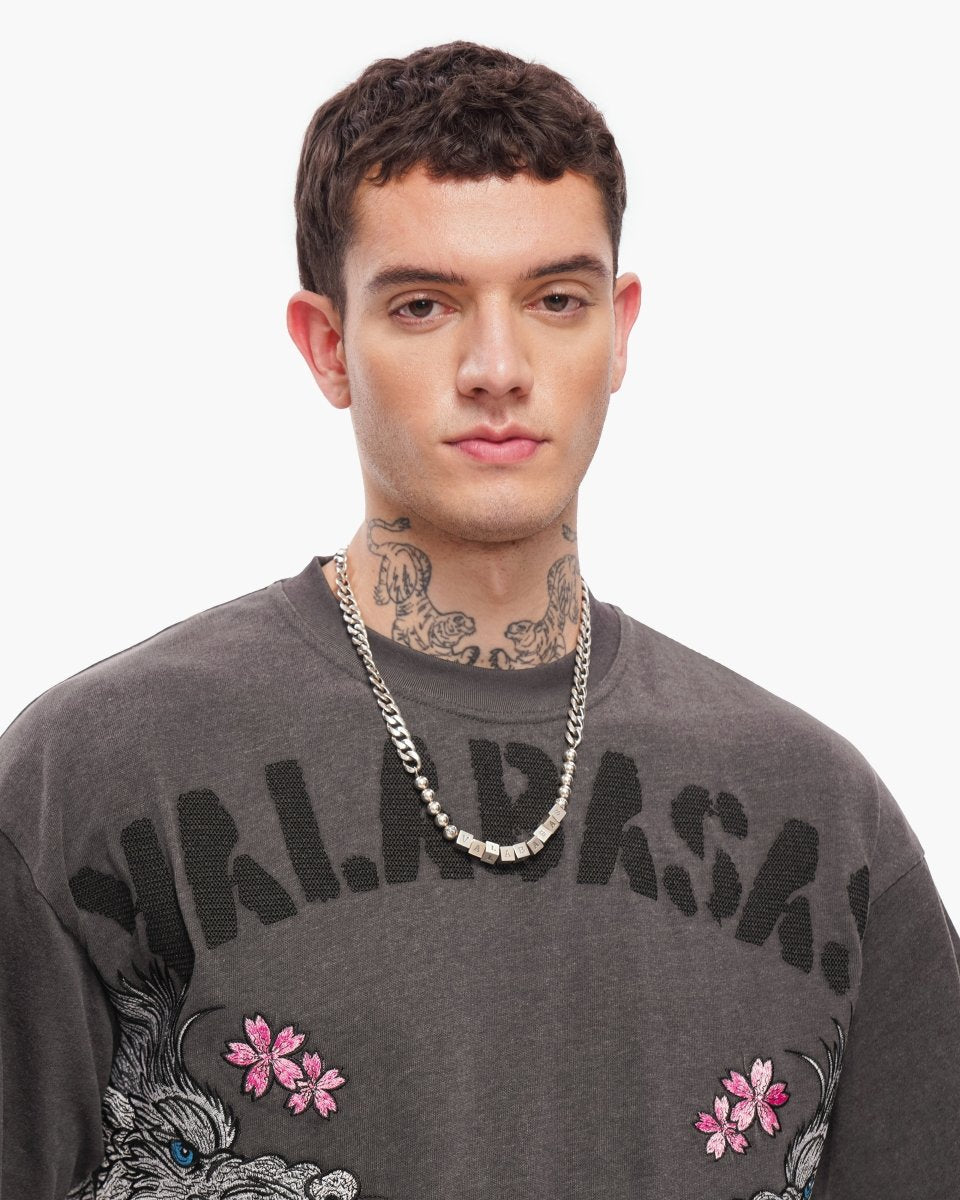 Ikari Tee Washed Black - Valabasas
