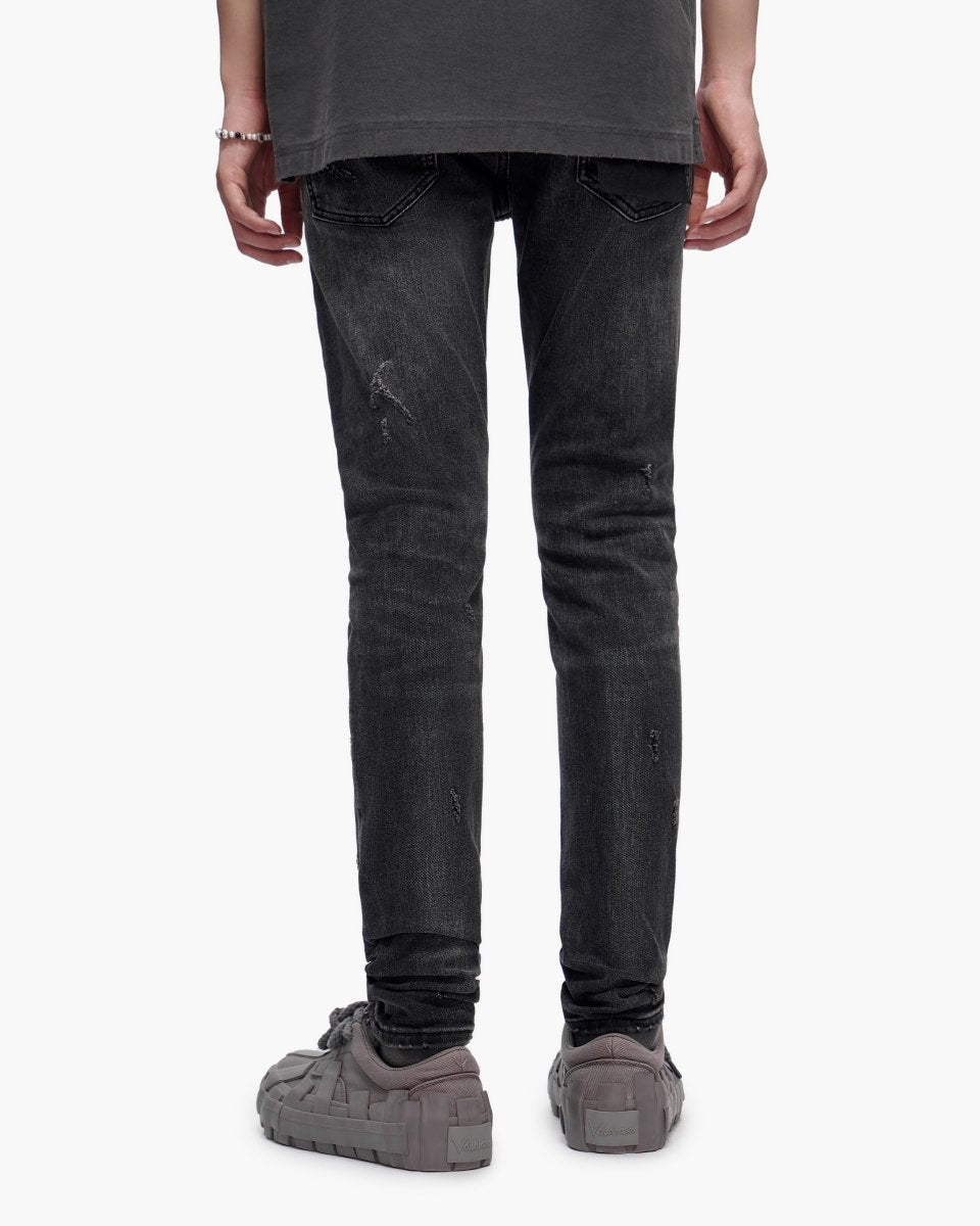 Ilyas Charcoal Skinny Jeans - Valabasas