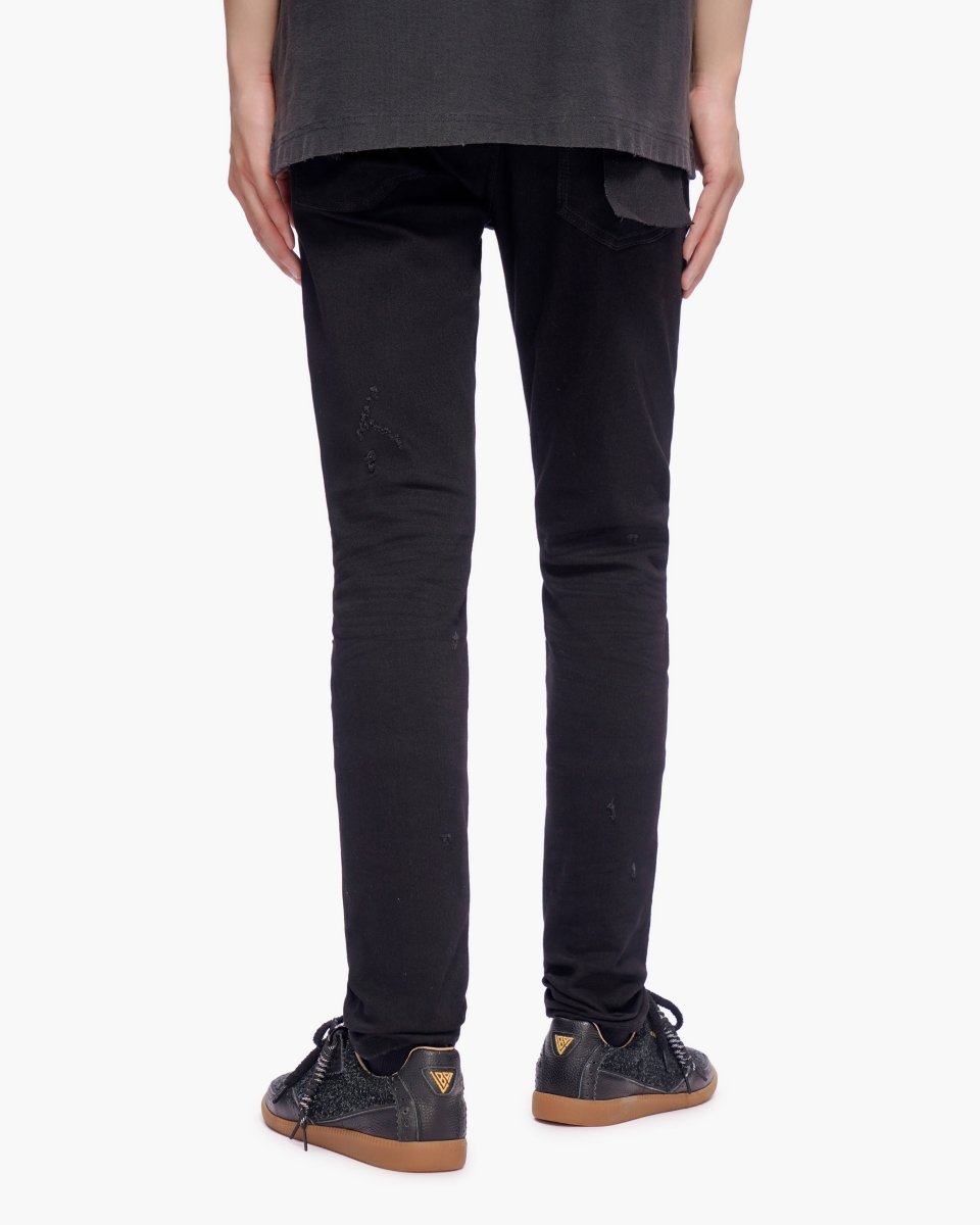 Ilyas Jet Black Skinny Jeans - Valabasas