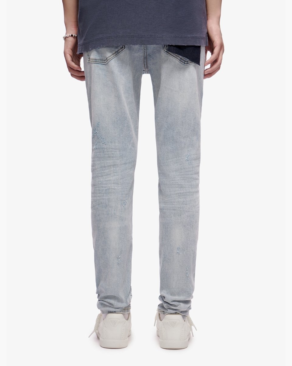 Ilyas Light Blue Wash Skinny Jeans - Valabasas