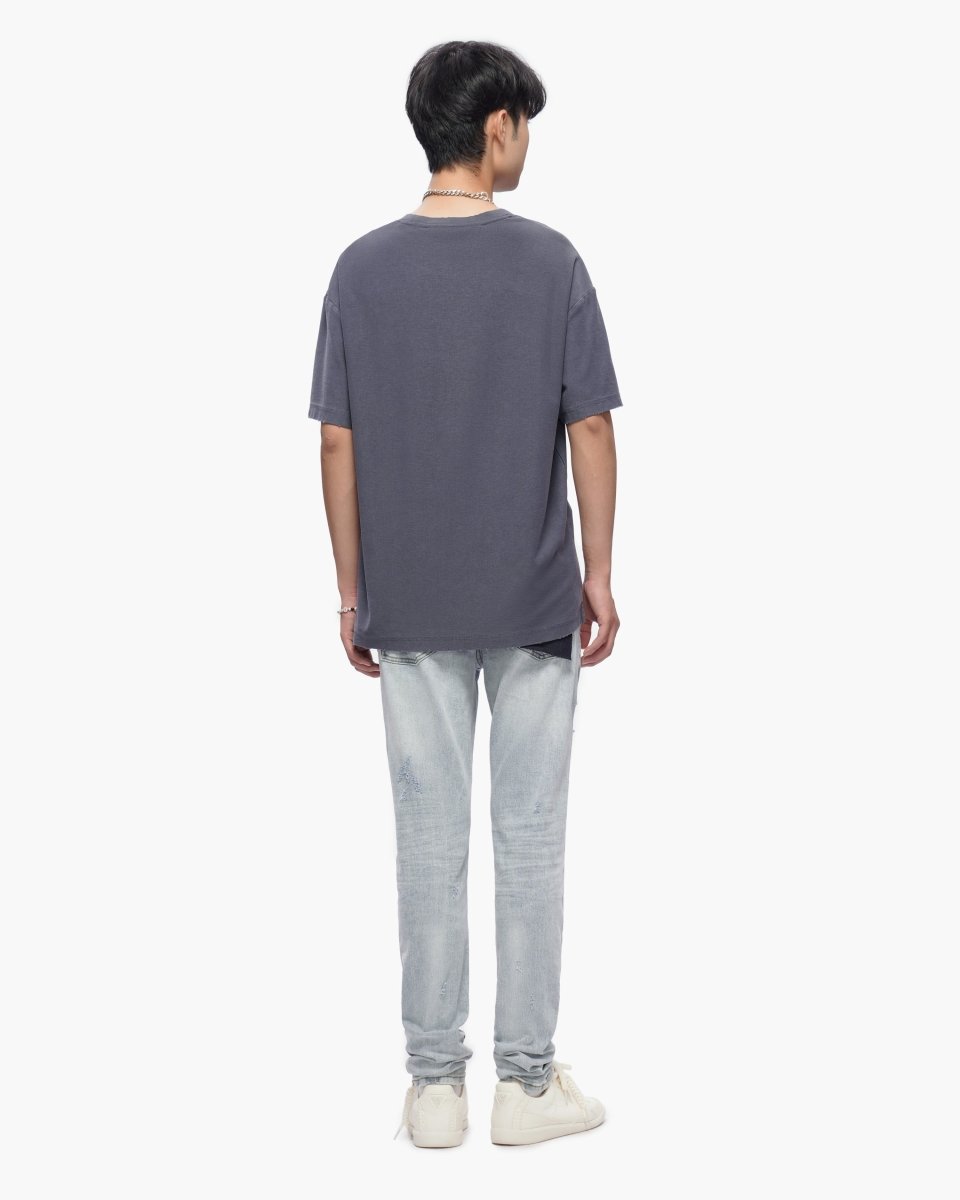 Ilyas Light Blue Wash Skinny Jeans - Valabasas