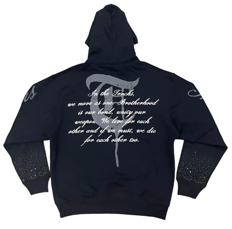 Trnchs Code Of The Trnchs Hoodie Men's - Black