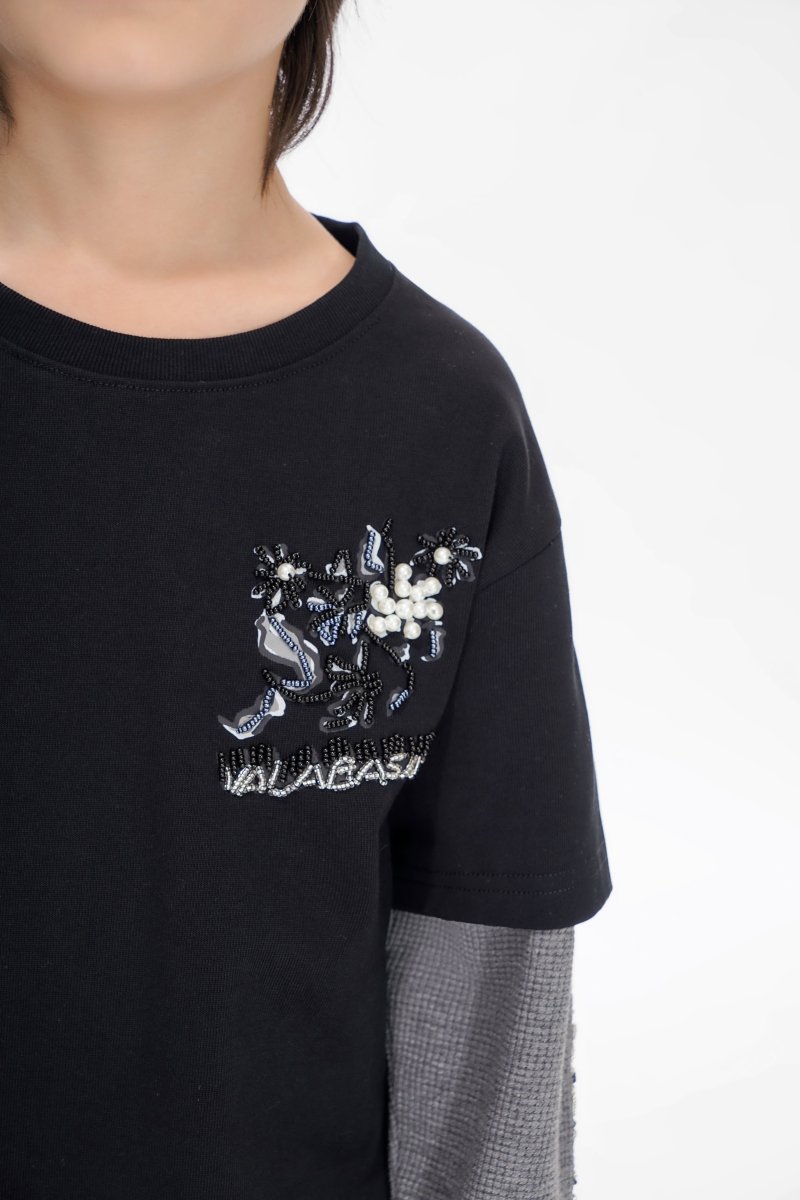 Valabasas Inheritance Kids Tee - Layered Sleeves