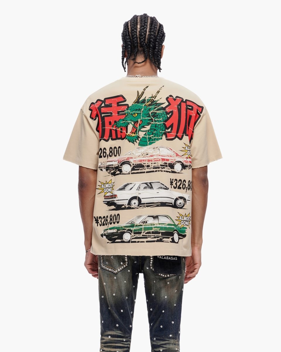 Japanese Motors Tee Beige - Valabasas