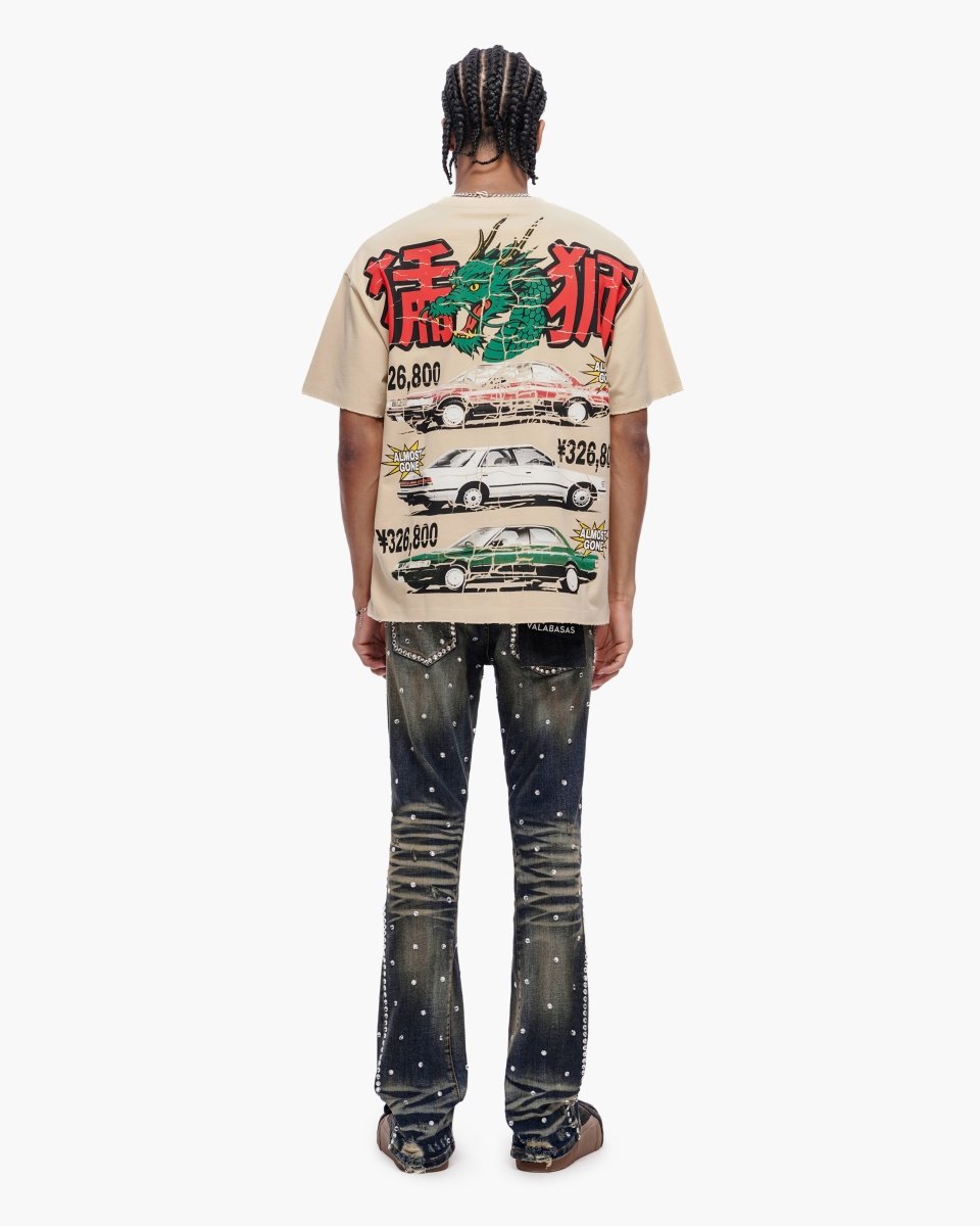 Japanese Motors Tee Beige - Valabasas