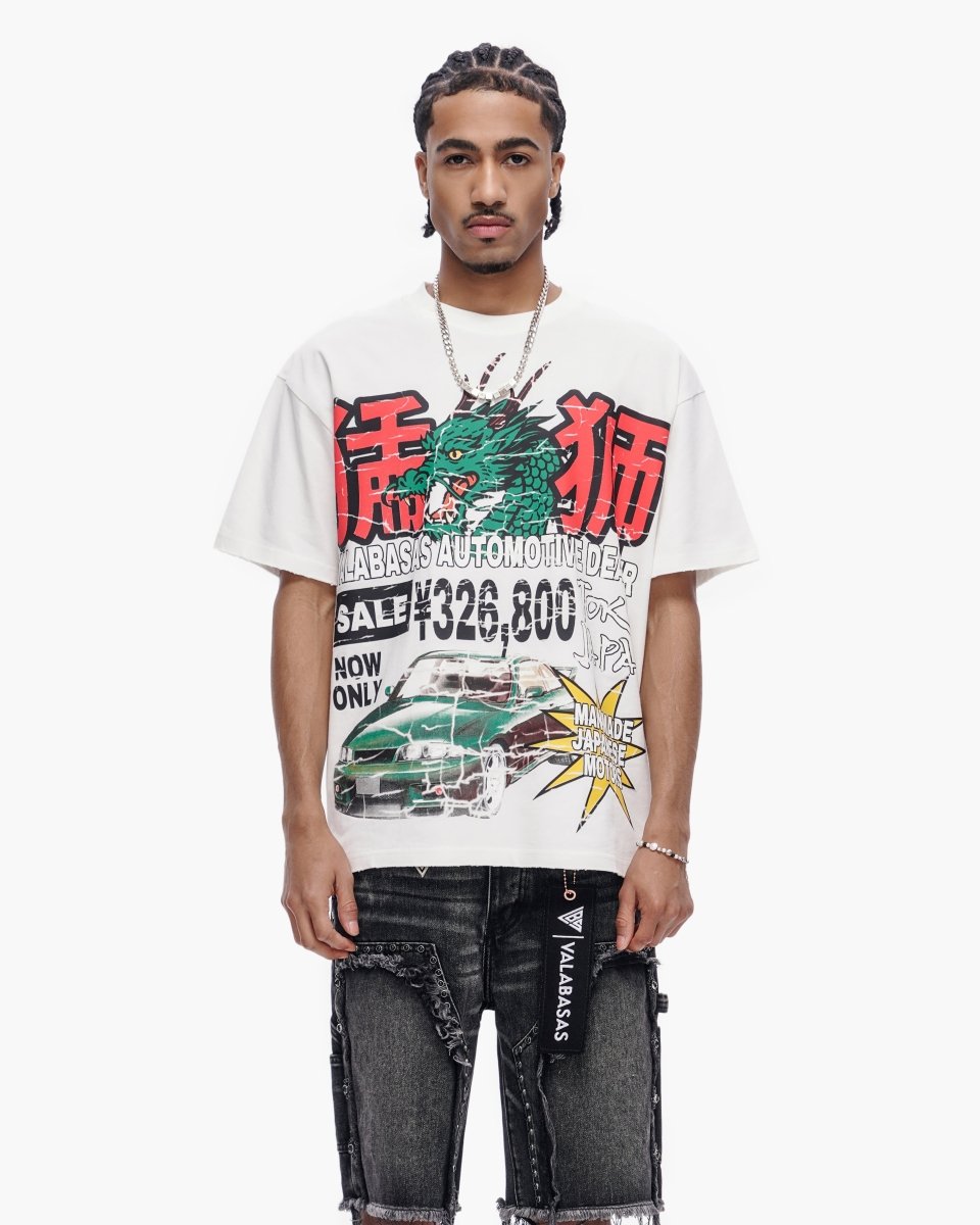Japanese Motors Tee White - Valabasas