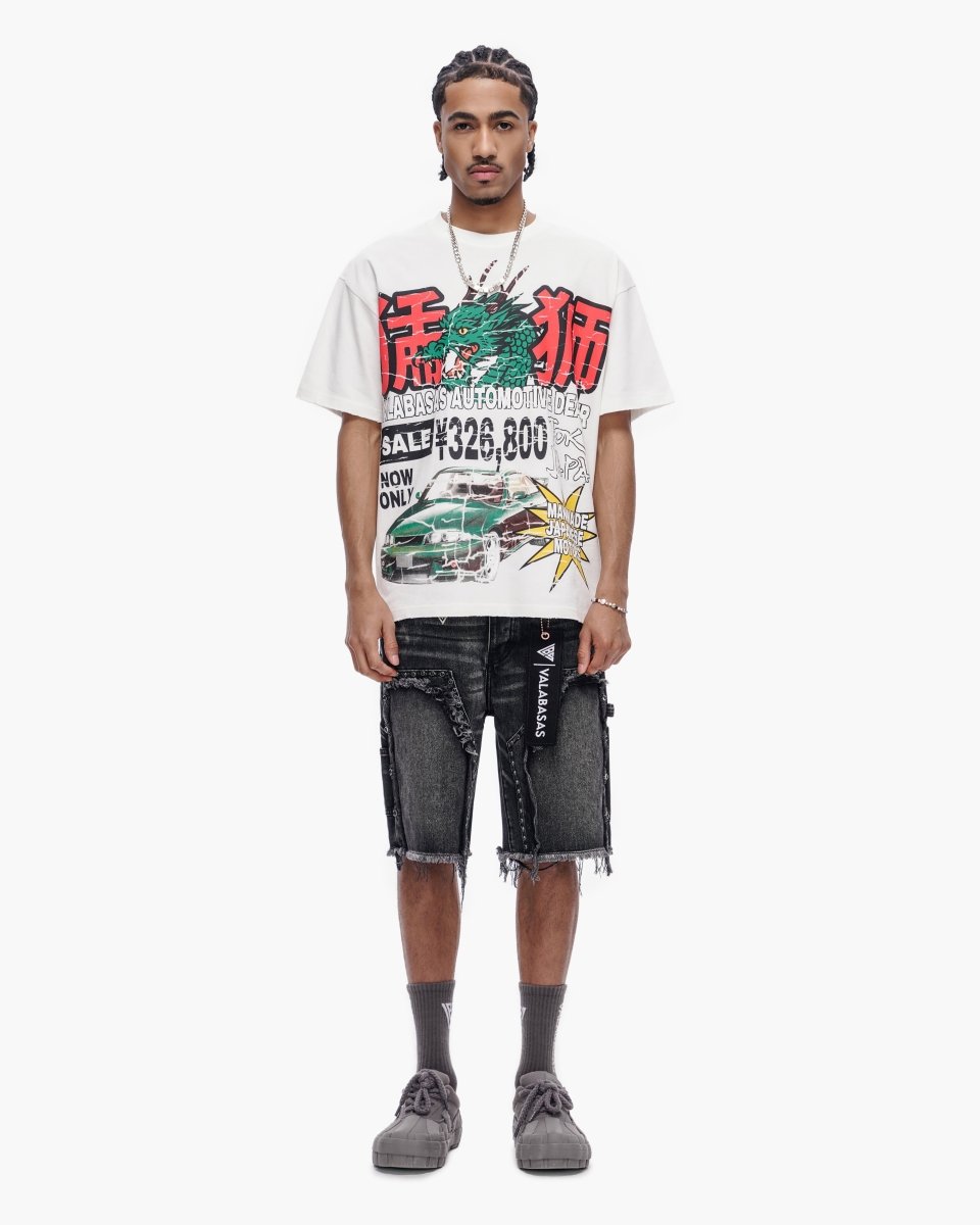 Japanese Motors Tee White - Valabasas