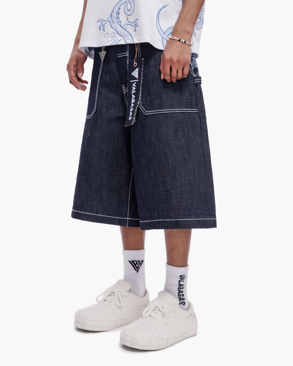 Kaze Baggy Jorts Indigo - Valabasas