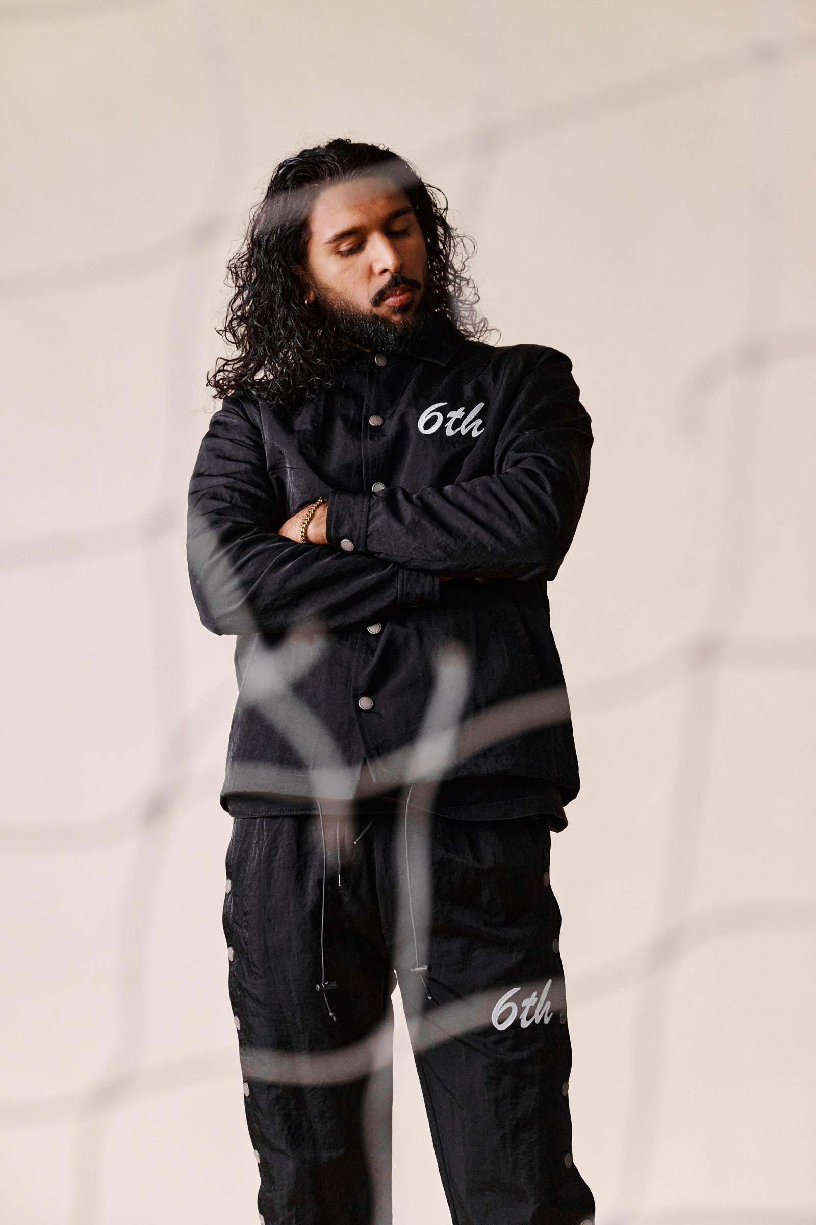 6Th Nbrhd Logo Jacket - Mesh Lining