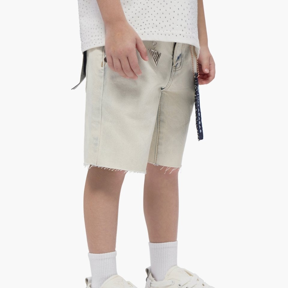 Kids Jr. Arctic Blue Denim Shorts - Valabasas