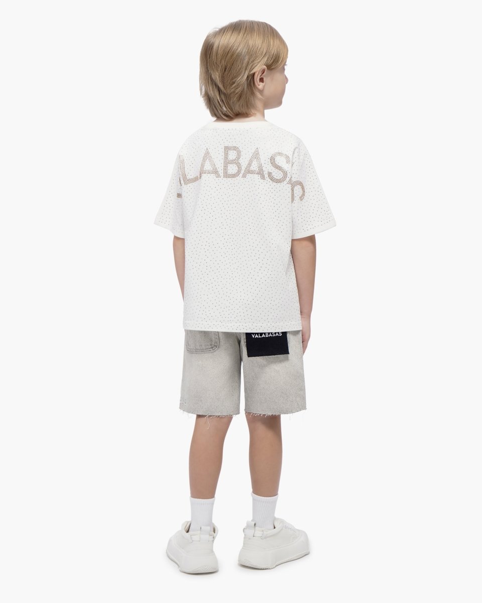 Kids Jr.Shorts Snow Grey - Valabasas