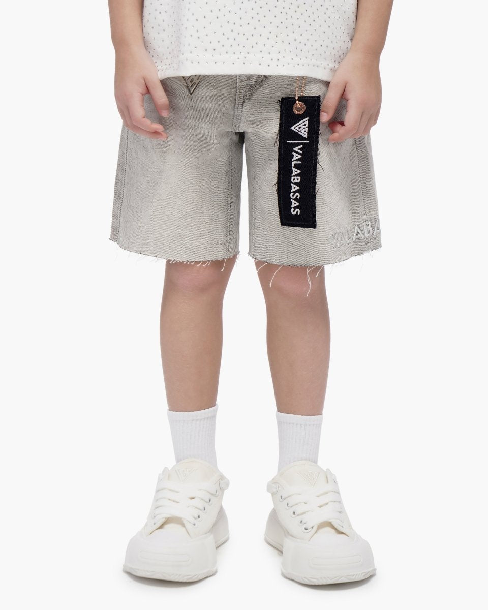 Kids Jr.Shorts Snow Grey - Valabasas