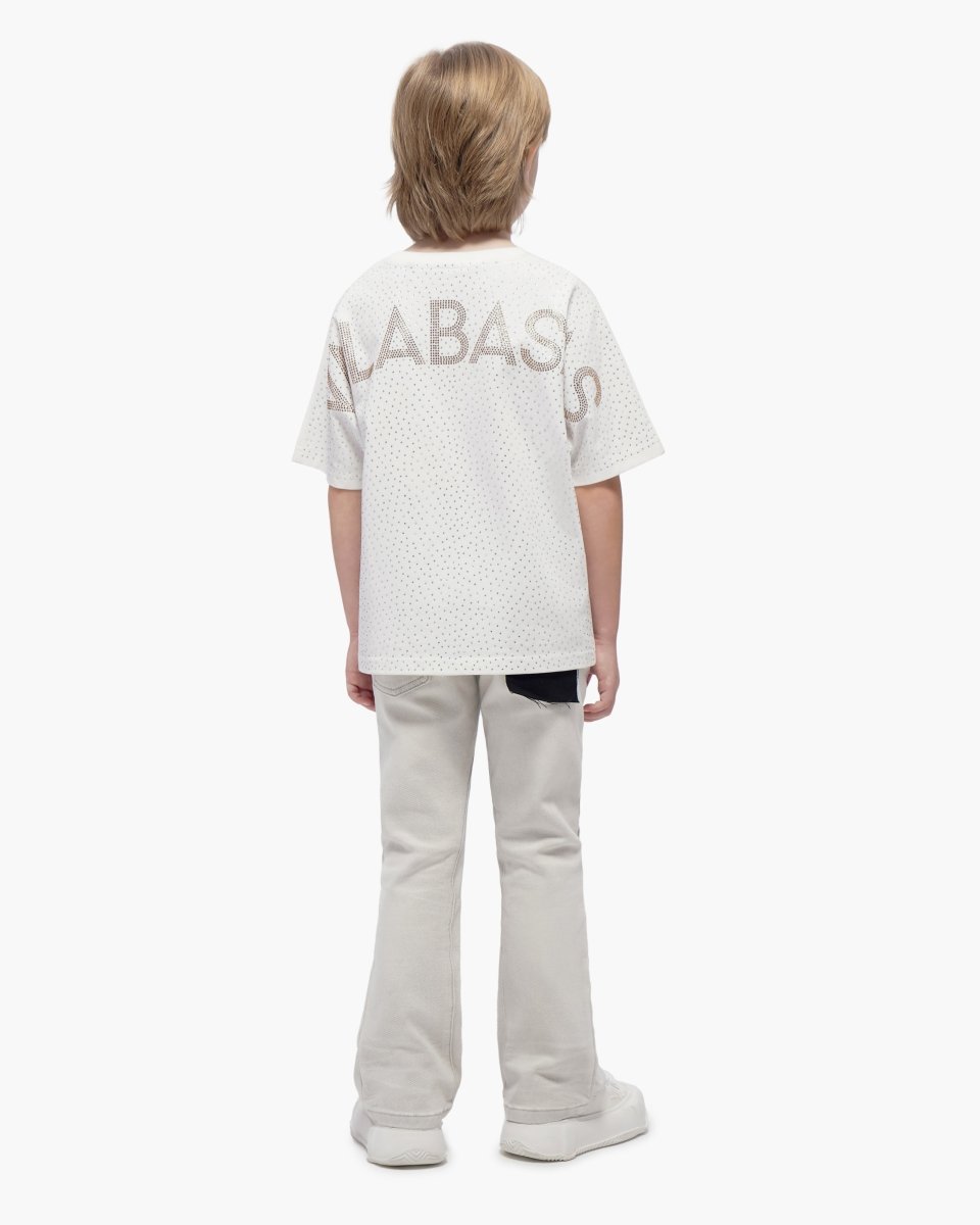 Kids Jr.Stacked Snow Grey Jeans - Valabasas
