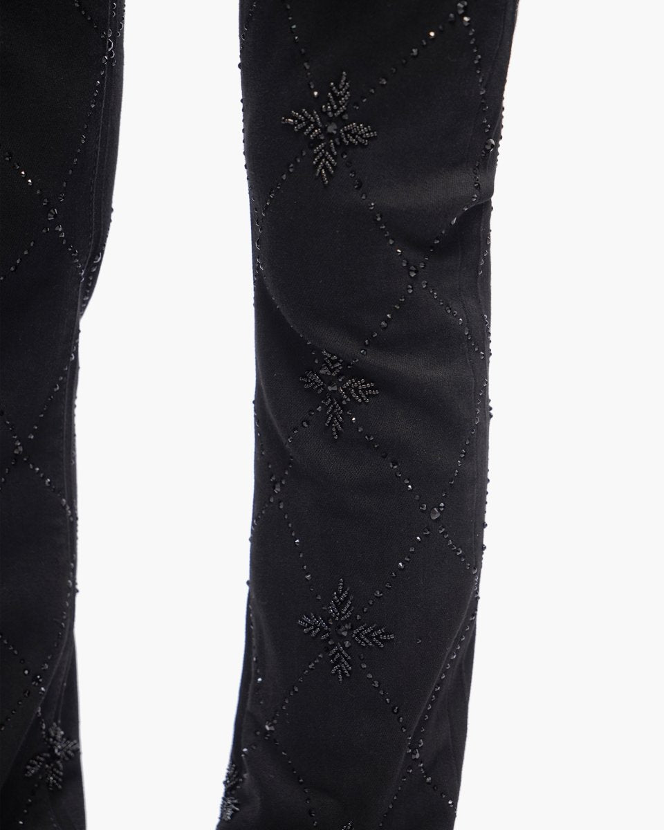 Kinz Stacked Jet Black Jeans - Valabasas