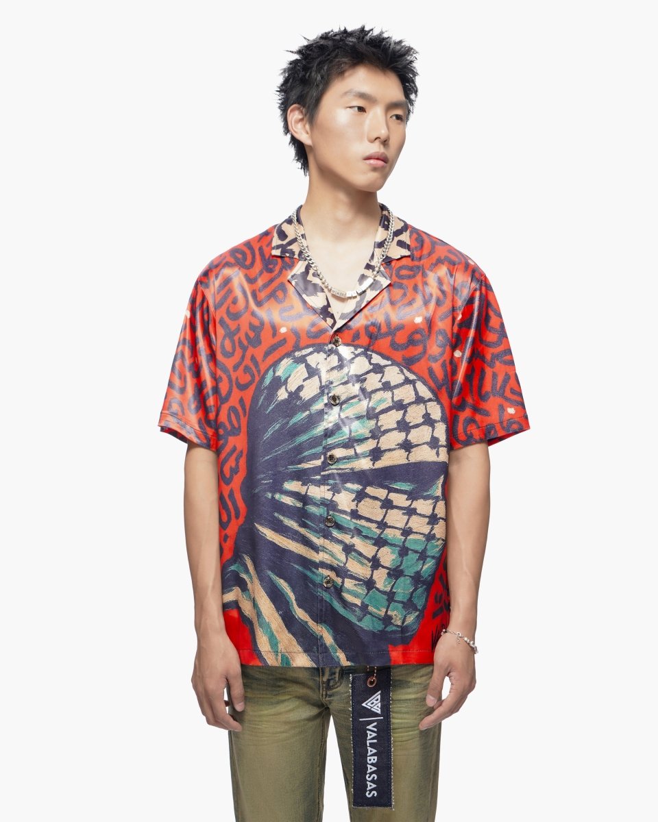 Koufeya Red Button Down Shirt - Valabasas