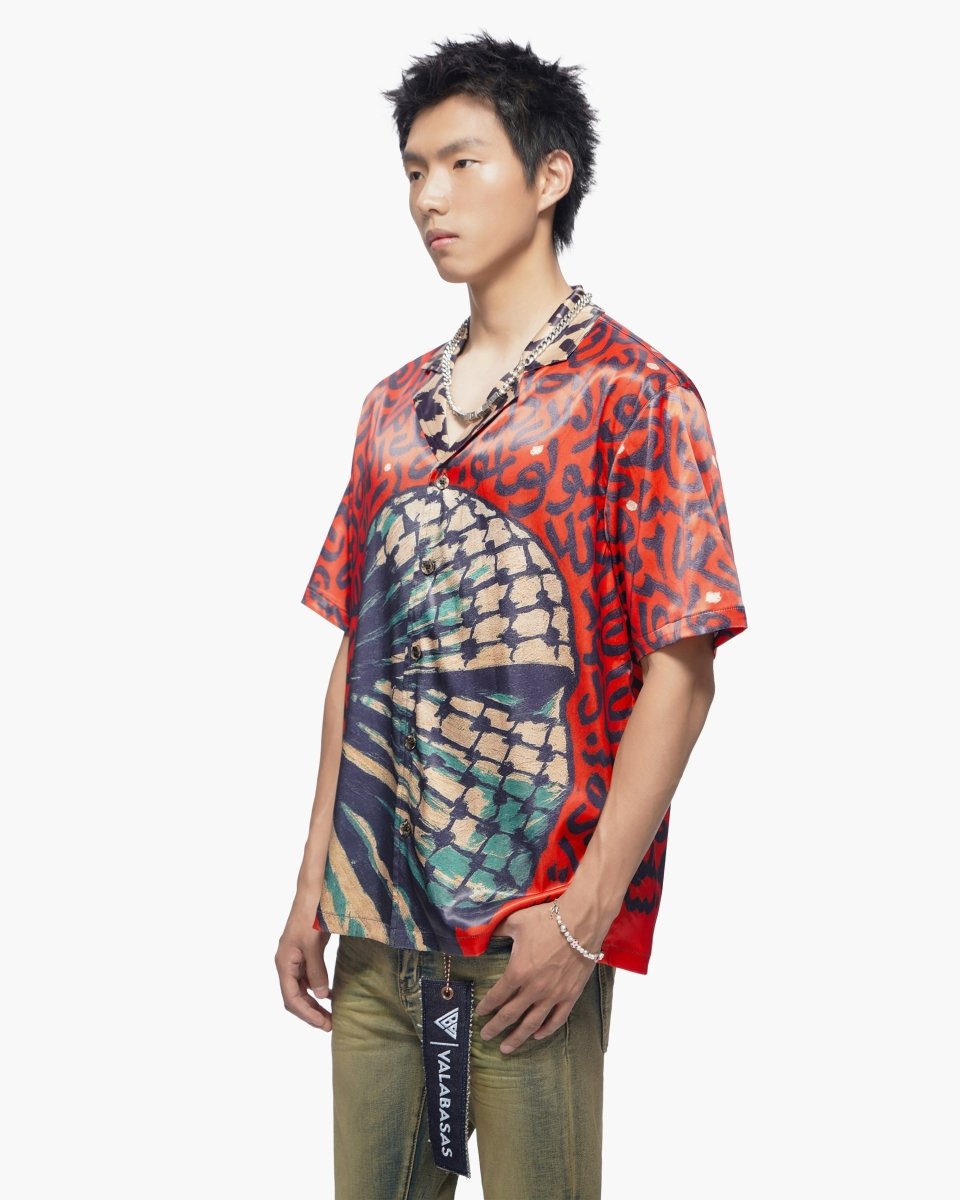 Koufeya Red Button Down Shirt - Valabasas