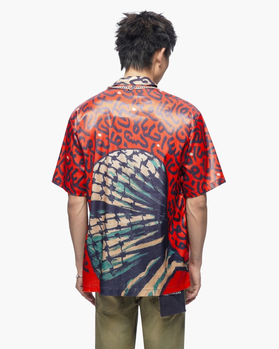 Koufeya Red Button Down Shirt - Valabasas
