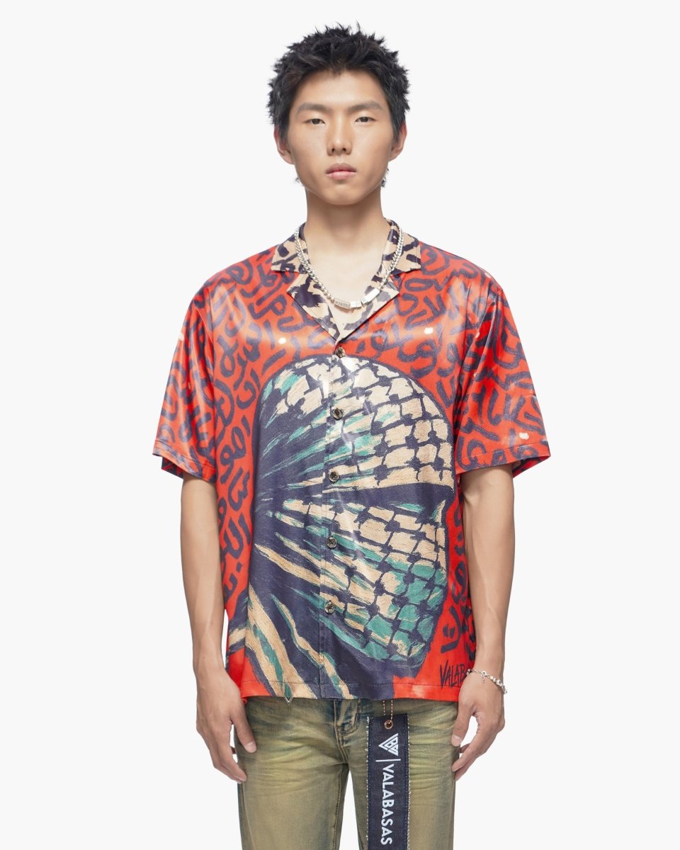 Koufeya Red Button Down Shirt - Valabasas