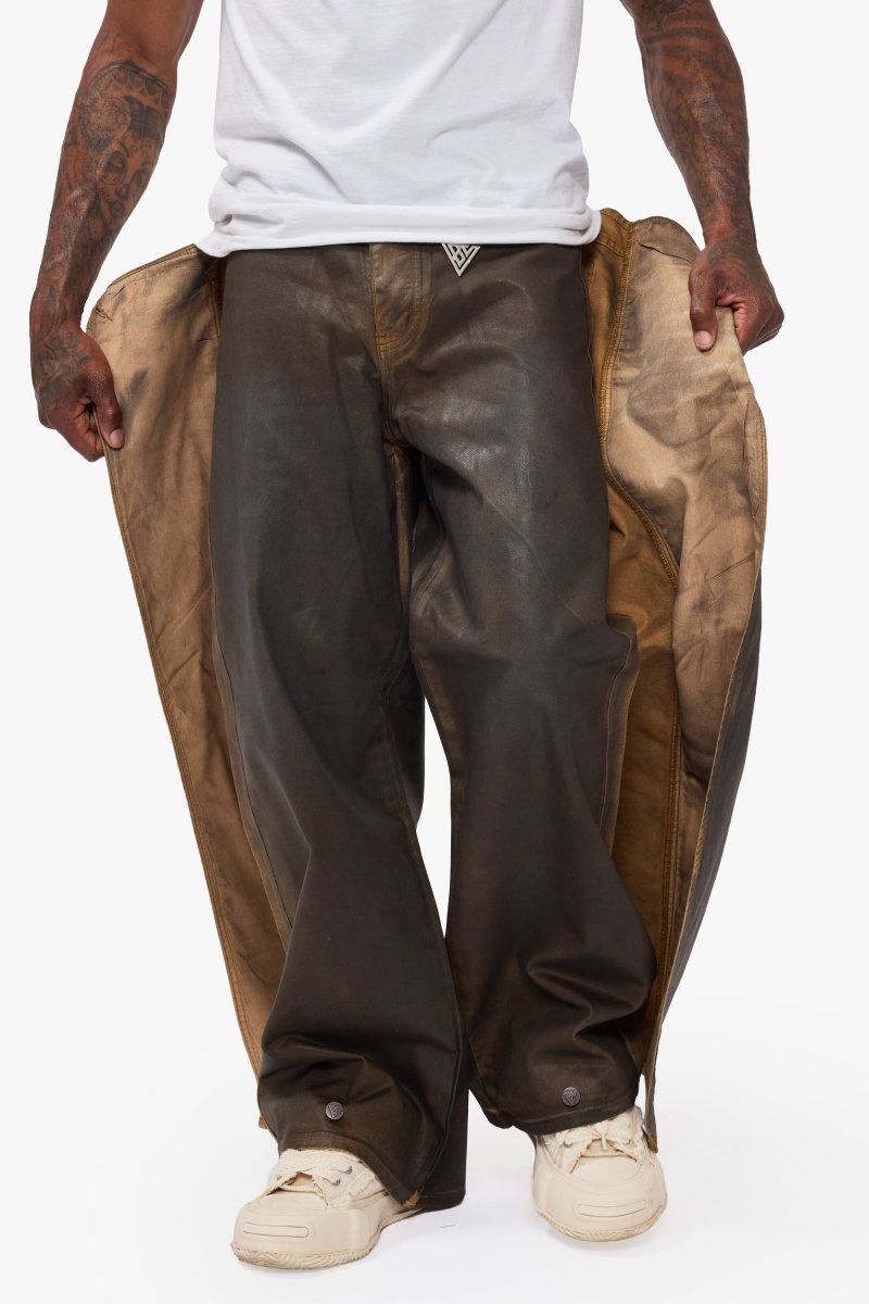 Kuni Baggy Vintage Brown Waxed - Valabasas