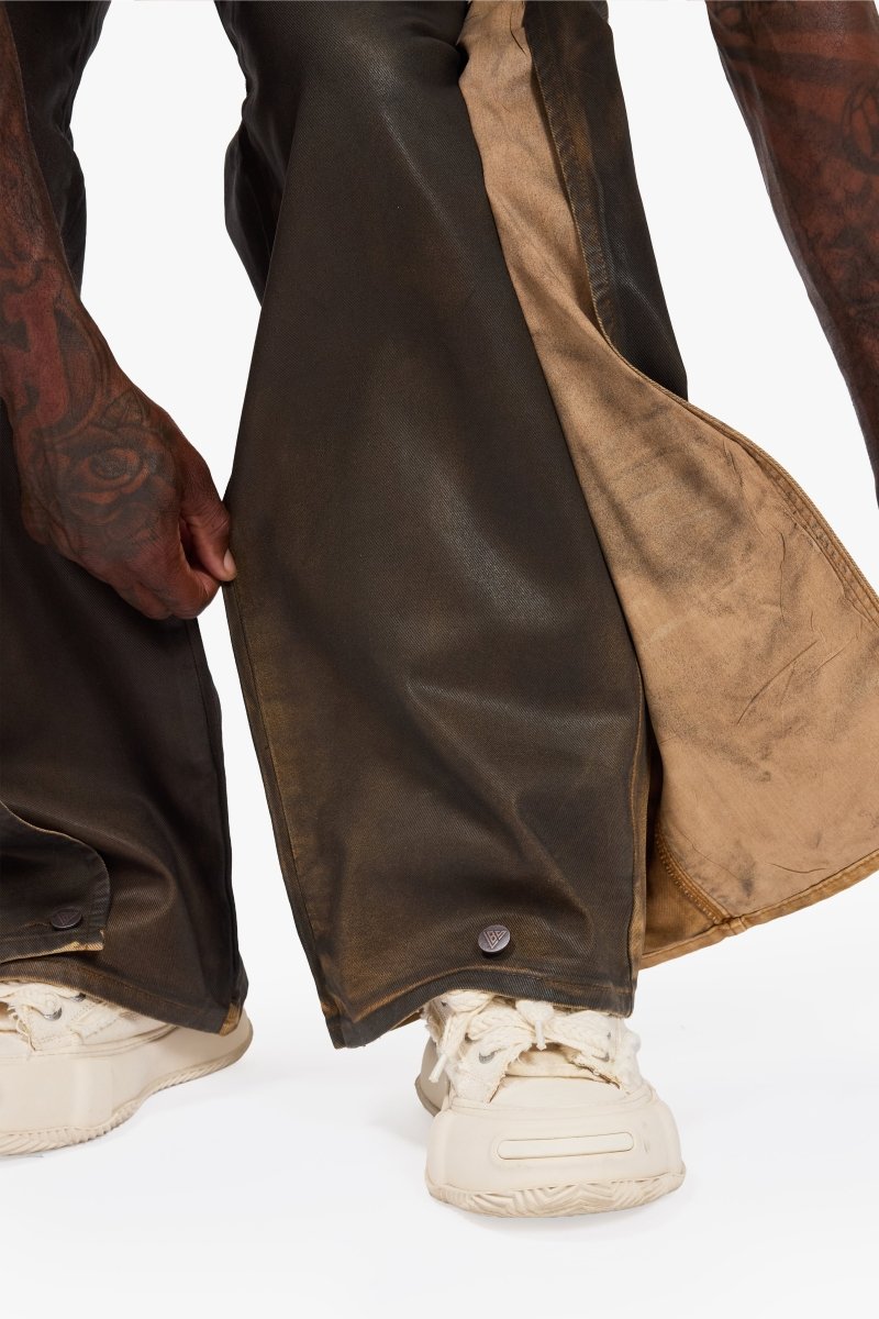 Kuni Baggy Vintage Brown Waxed - Valabasas