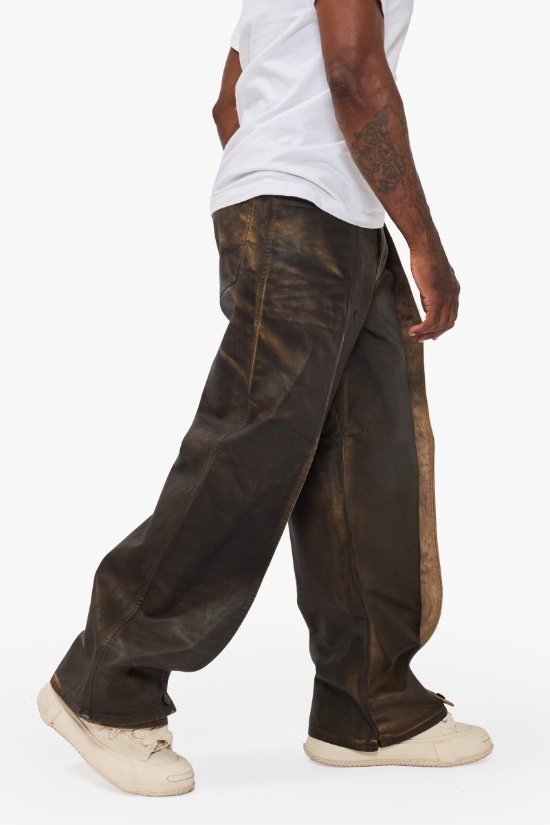 Kuni Baggy Vintage Brown Waxed - Valabasas