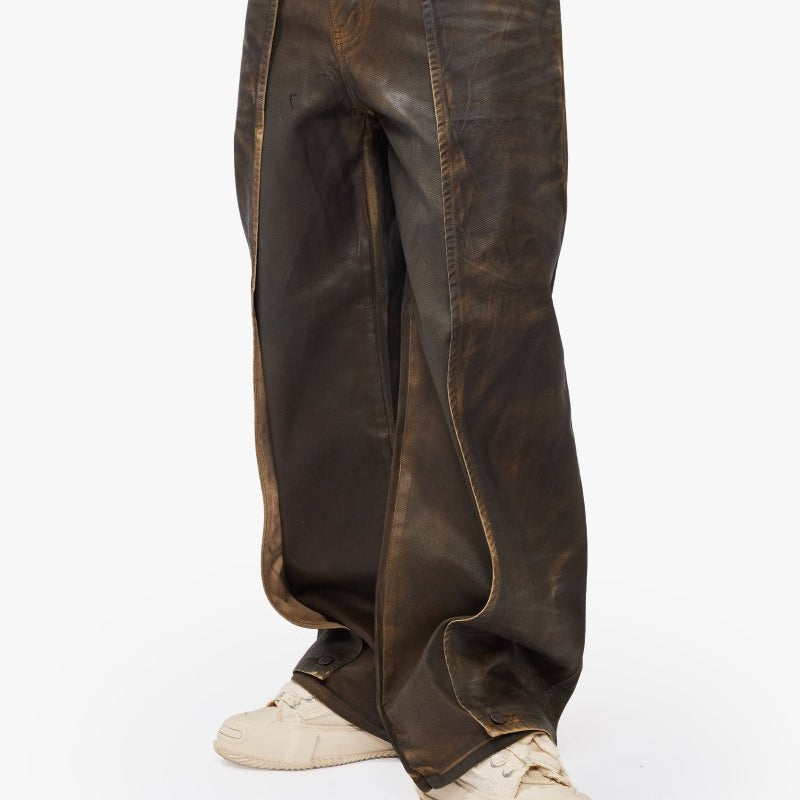 Kuni Baggy Vintage Brown Waxed - Valabasas